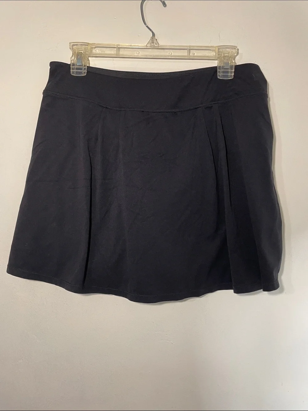 Free People FP Movement Never Better Volley Skort Black White Tennis Golf L